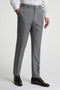 INDUS GREY SOFT CHECK SLIM TRS