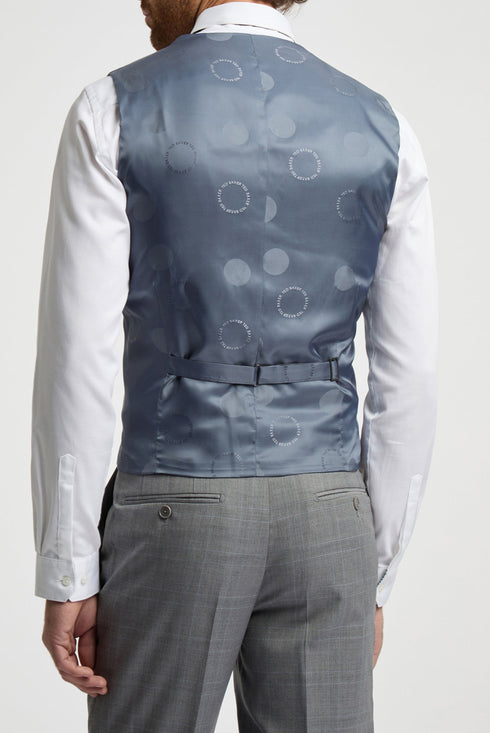 INDUS GREY SOFT CHECK SLIM WC