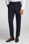 PREMIUM NAVY PANAMA SLIM SUIT TRS
