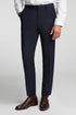 PREMIUM NAVY PANAMA SLIM SUIT TRS