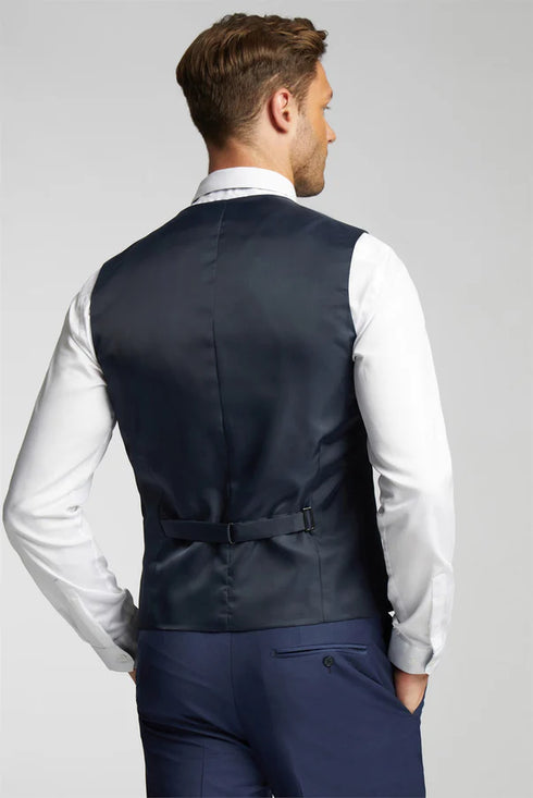 PREMIUM BLUE PANAMA WAISTCOAT