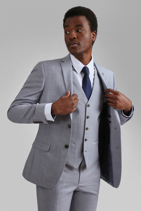 DENALI GREY SEMI PLAIN SLIM WC