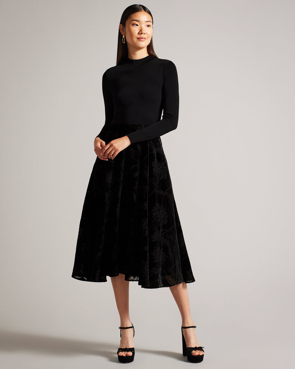 Ted baker velvet fashion dress